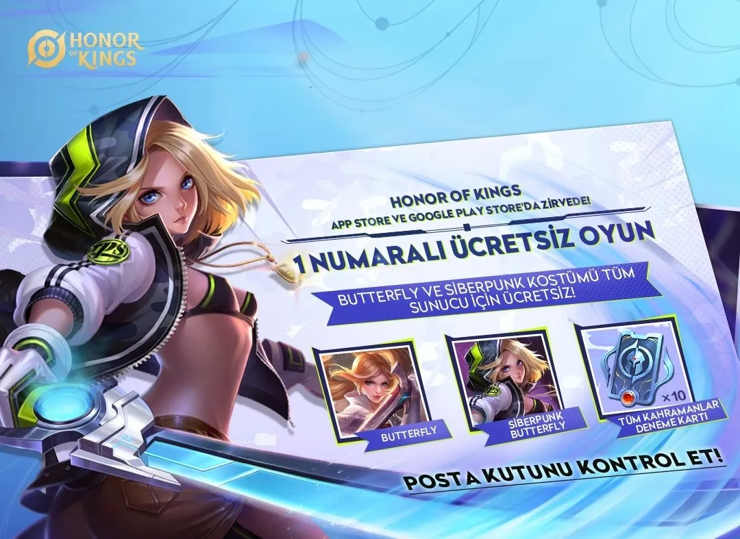 Honor of Kings'ten Herkese Bedava Kostüm!