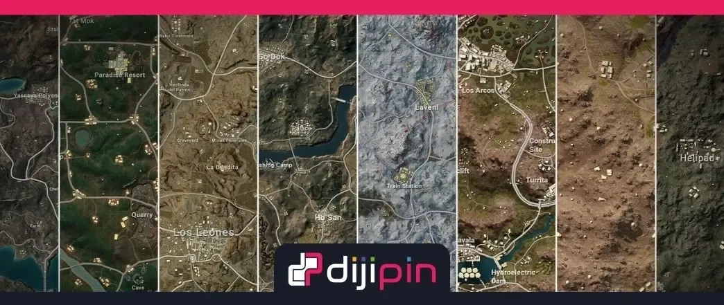 PUBG Mobile Haritaları: Erangel, Miramar, Sanhok ve Vikendi