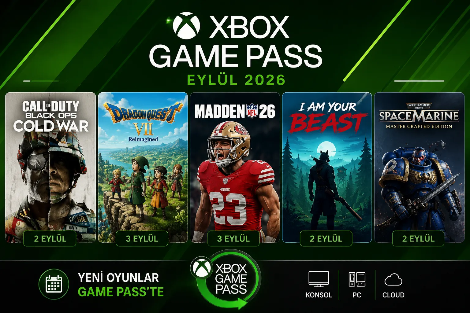 Xbox Game Pass Eylül 2026 Oyunları Açıklandı: Black Ops Cold War Listeye Katılıyor