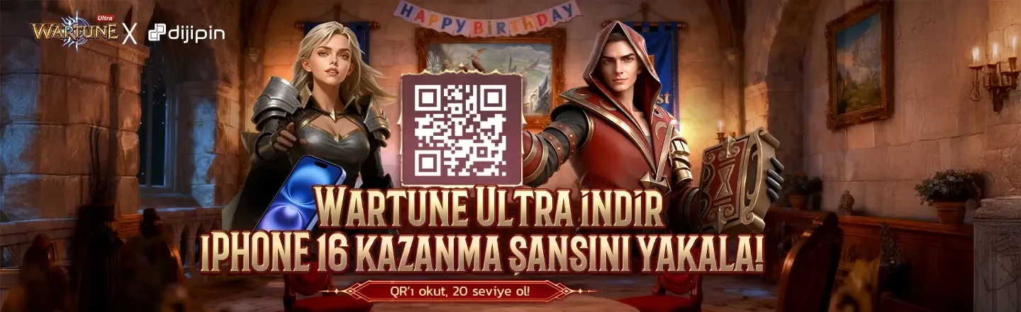 Dijipin'den Wartune Ultra'nın 1. Yılına Özel: iPhone 16 Etkinliği