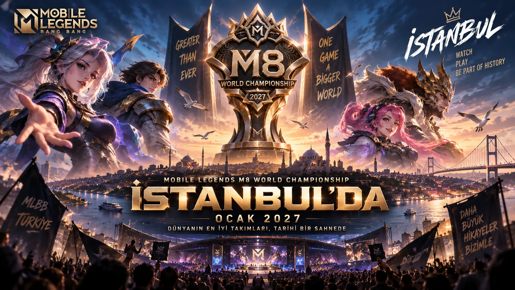 Mobile Legends M8 Dünya Şampiyonası İstanbul’da Düzenlenecek