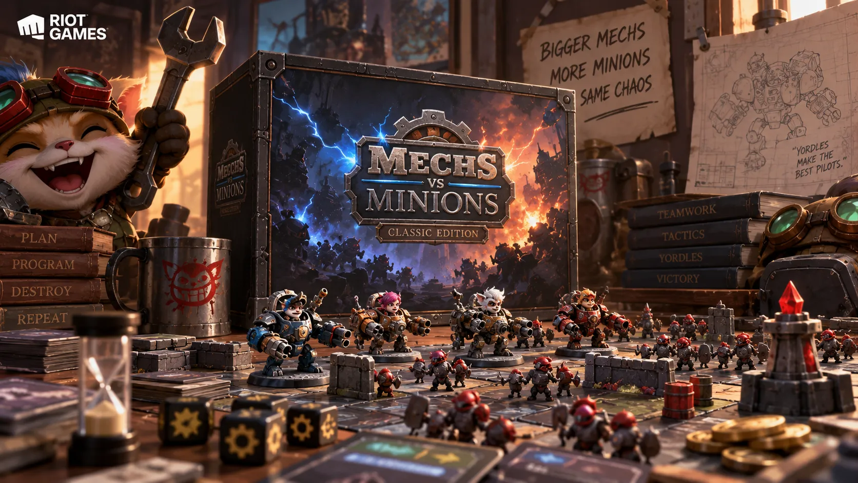 Riot Games Mechs vs. Minions'ı Geri Getiriyor: Classic Edition Duyuruldu