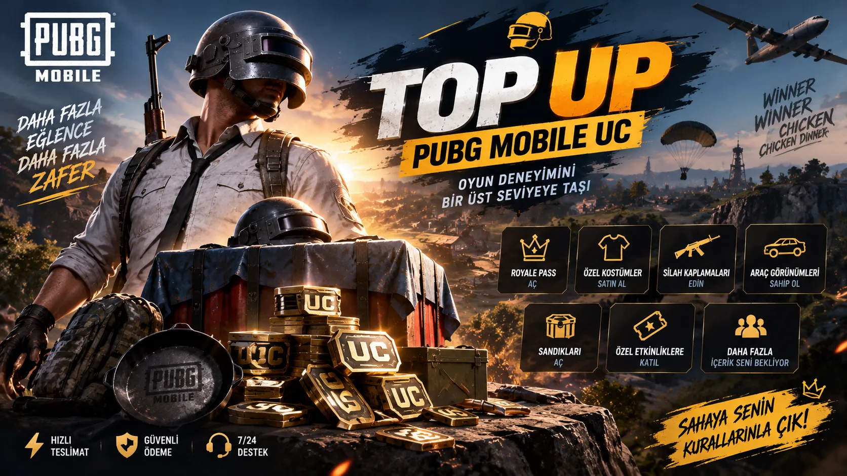 PUBG Mobile Top Up Nasıl Yapılır? UC Yükleme Rehberi 2026