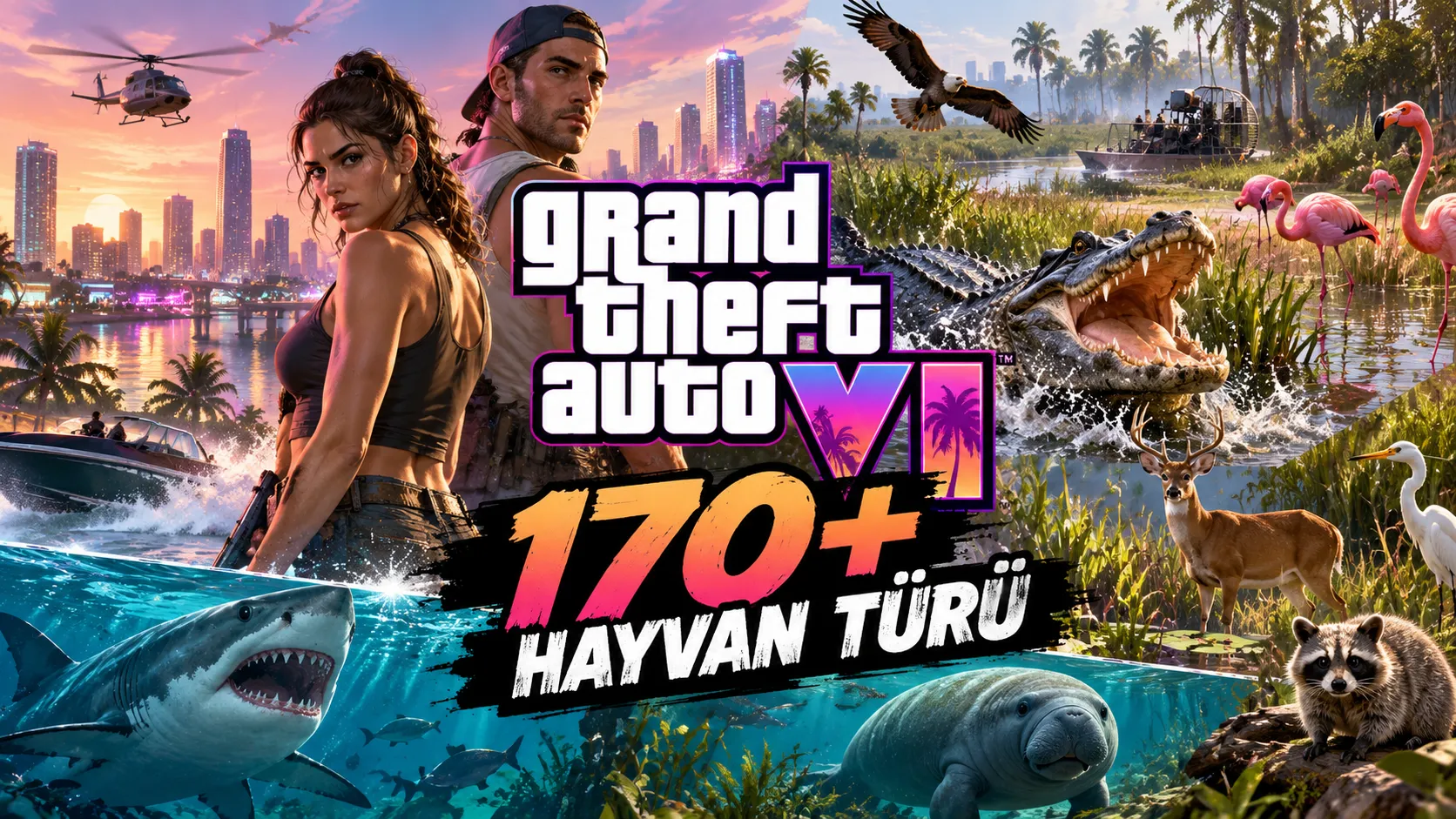 GTA 6'da 170'ten Fazla Hayvan Türü Olacak: Leonida'nın Vahşi Yaşamı Detaylandı