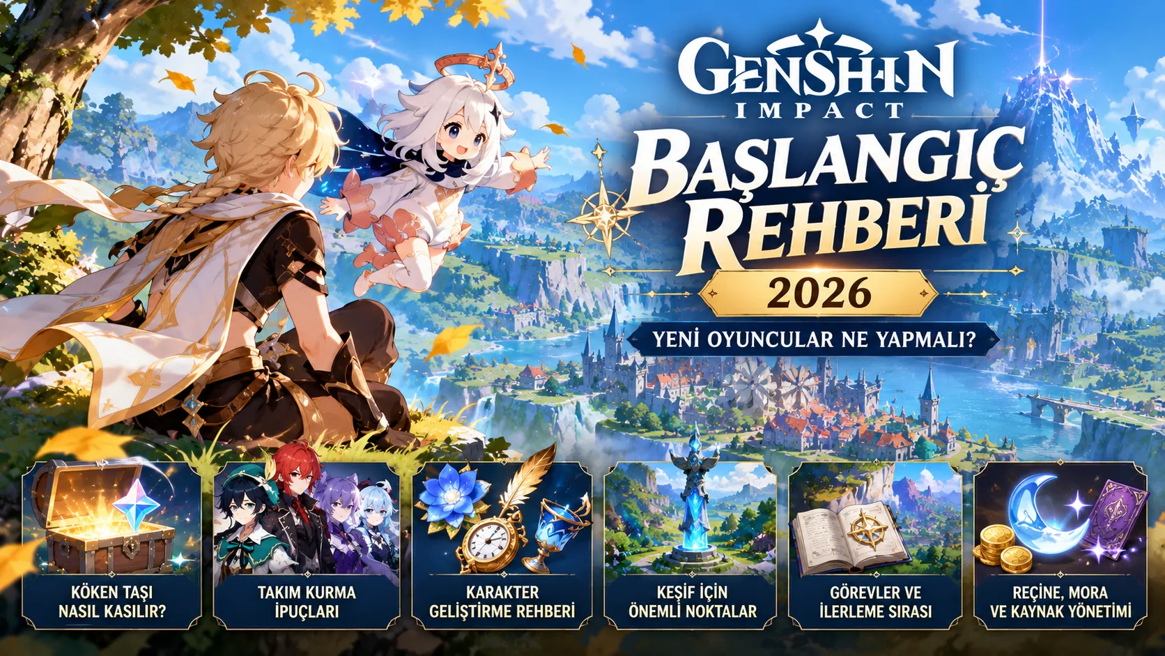 Genshin Impact Başlangıç Rehberi 2026: Yeni Oyuncular Ne Yapmalı?
