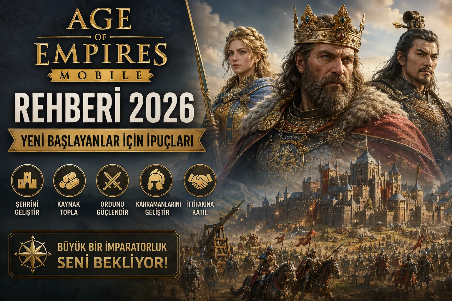 Age of Empires Mobile Rehberi 2026: Yeni Başlayanlar İçin İpuçları