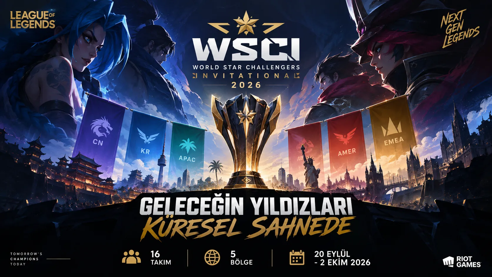 League of Legends'ın Geleceğin Yıldızları WSCI 2026'da Buluşuyor