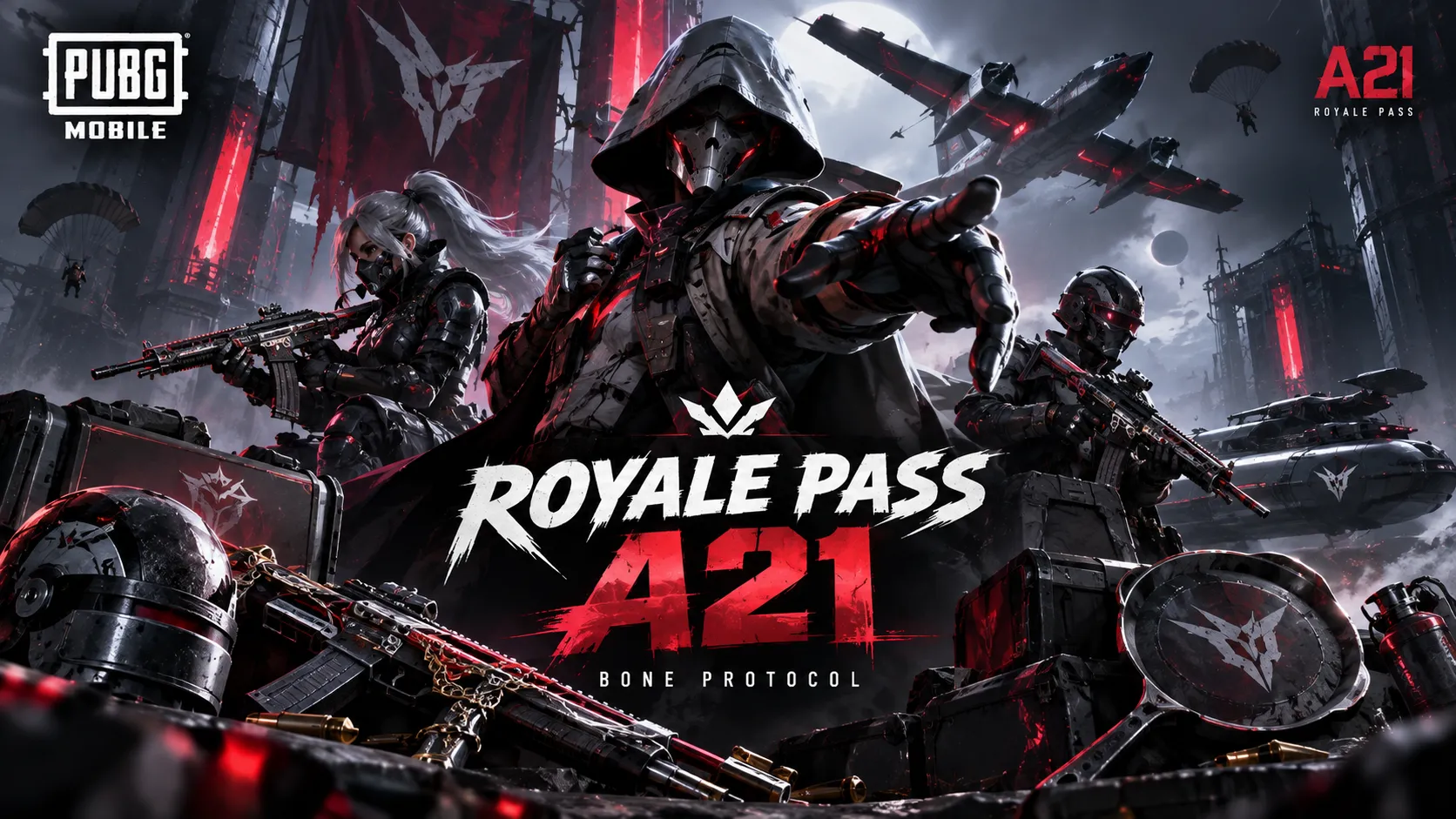 PUBG Mobile Royale Pass A21 Yayında: BONE PROTOCOL Ödülleri Belli Oldu