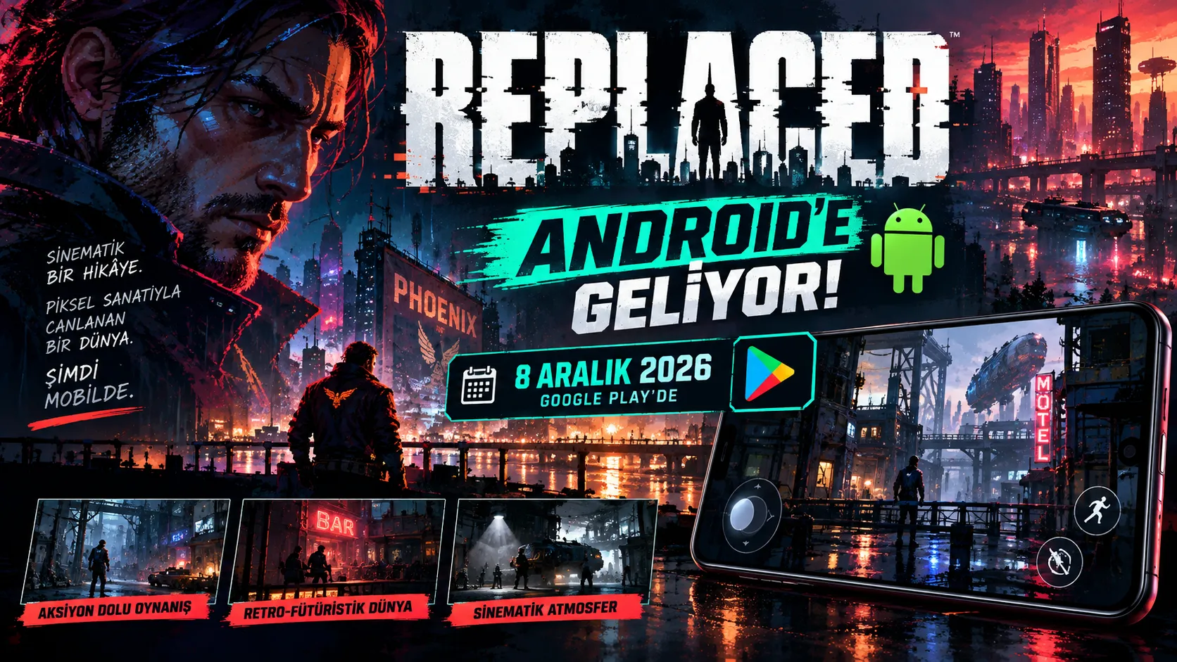 REPLACED Android'e Geliyor! Çıkış Tarihi ve Mobil Sürümün Detayları Açıklandı